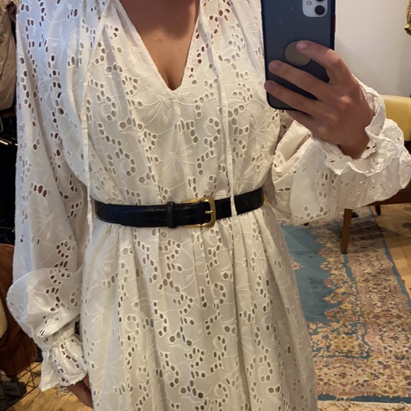 Brighton Accessories - Brighton Belt Embossed Calfskin leather black Medium